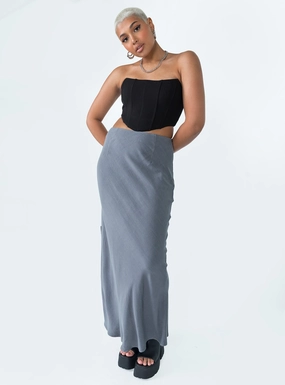 Outfit Lineup Jodie Maxi Skirt Grey