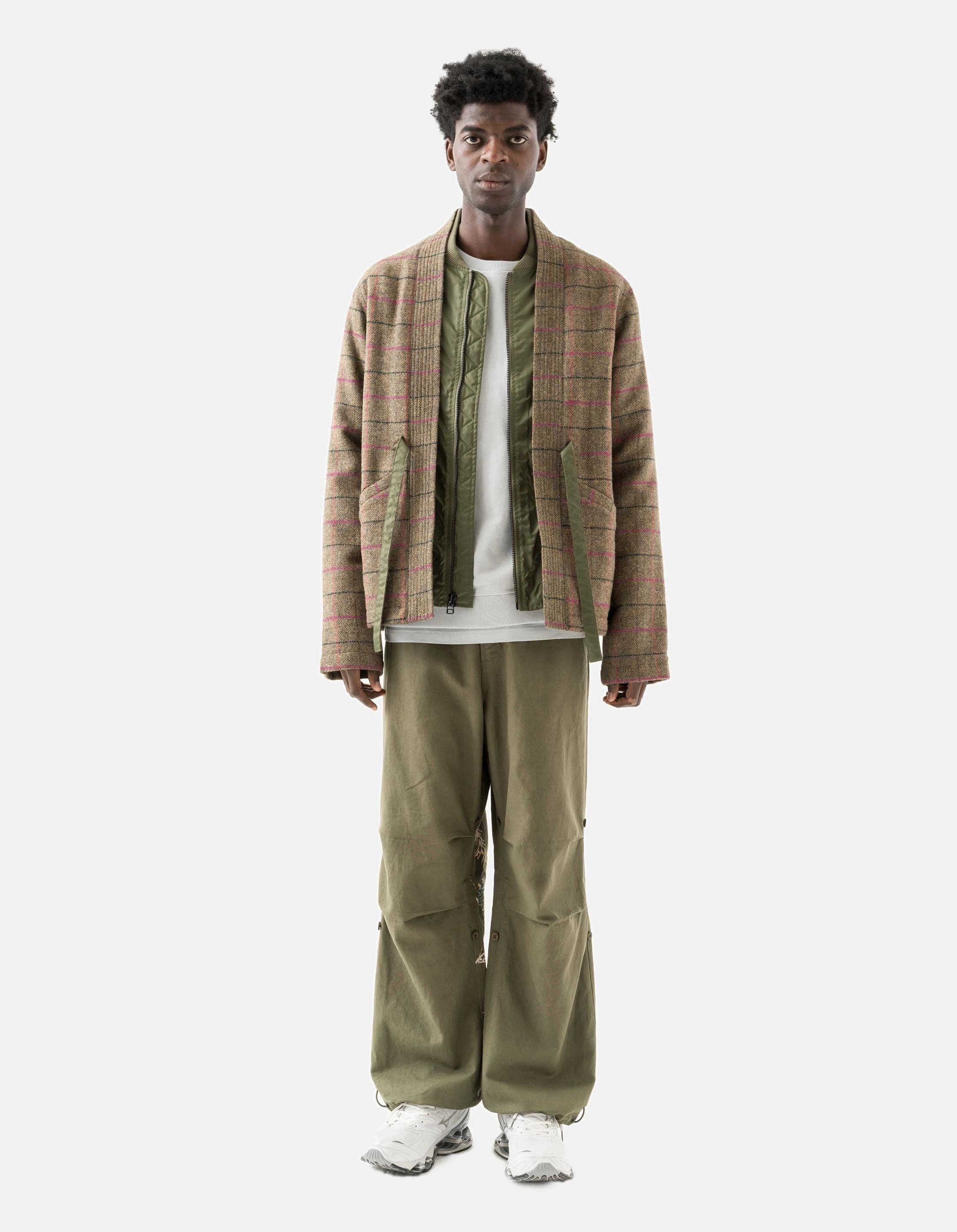 Stretch Motion Non Bulk 7087 The Bering Strait Embroidered Loose Snopants? Olive OG-107F