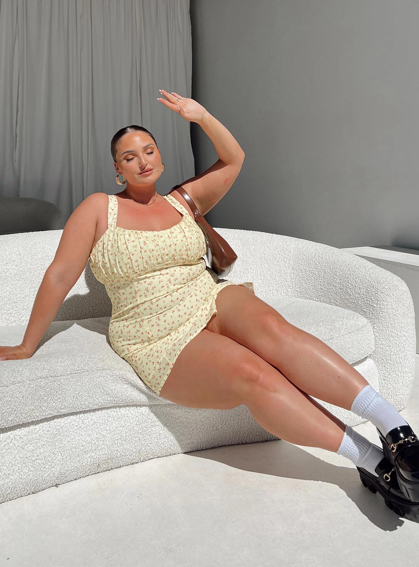 Smart Shape Flattering and Effortless Freya Mini Dress Curve
