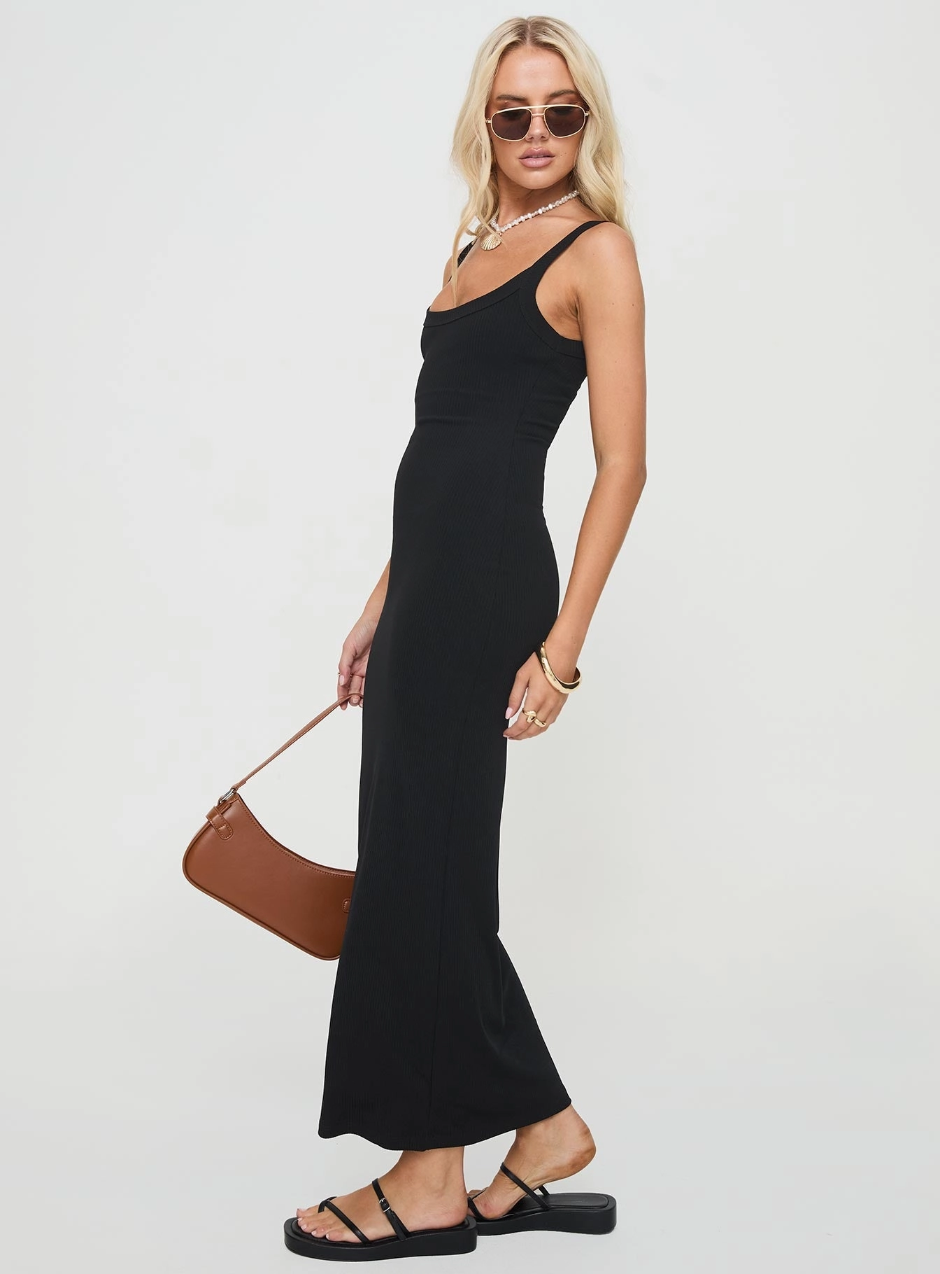 Easy Wrap Montwood Maxi Dress Black