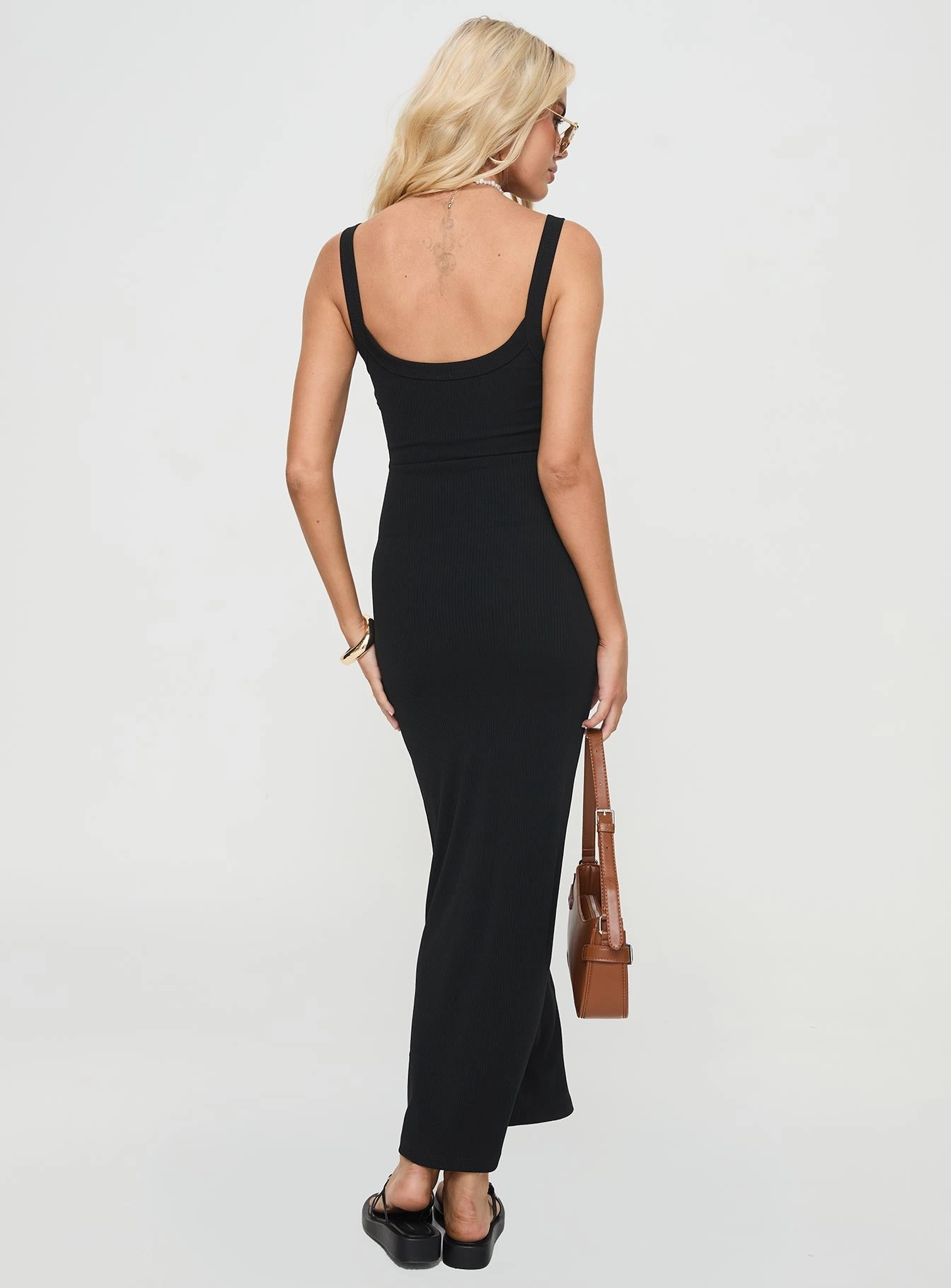 Polished office dress Montwood Maxi Dress Black