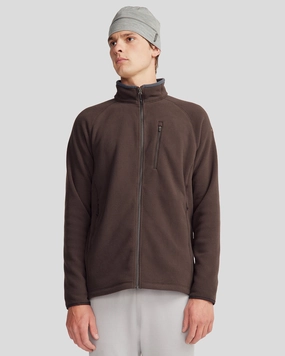 Men's Ridge 100 Primaloft  Fleece Jacket - Cold Brew Frictionless Zipper Tracks