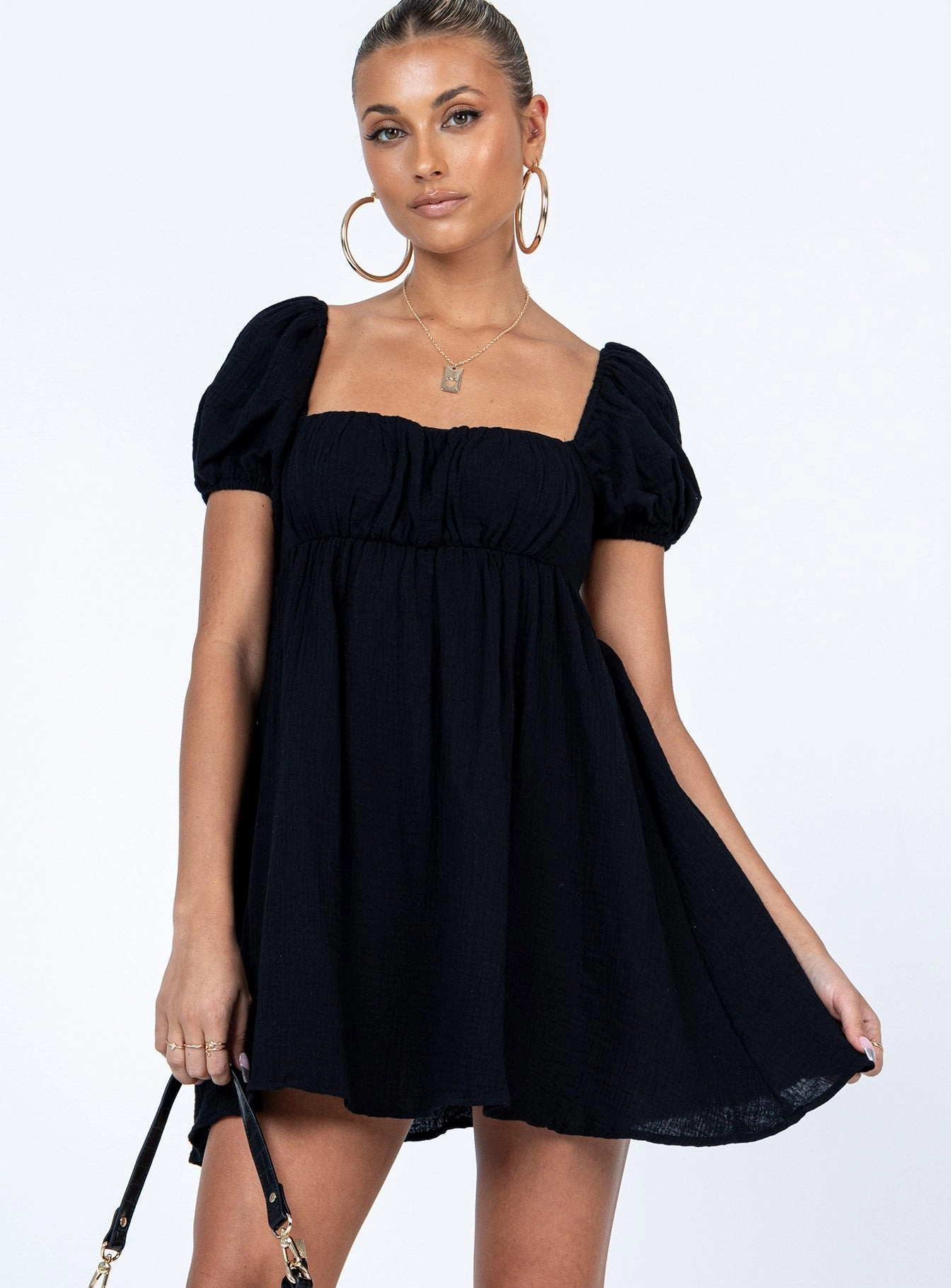 Let's Dance Mini Dress Black Photo Light Layered Comfort