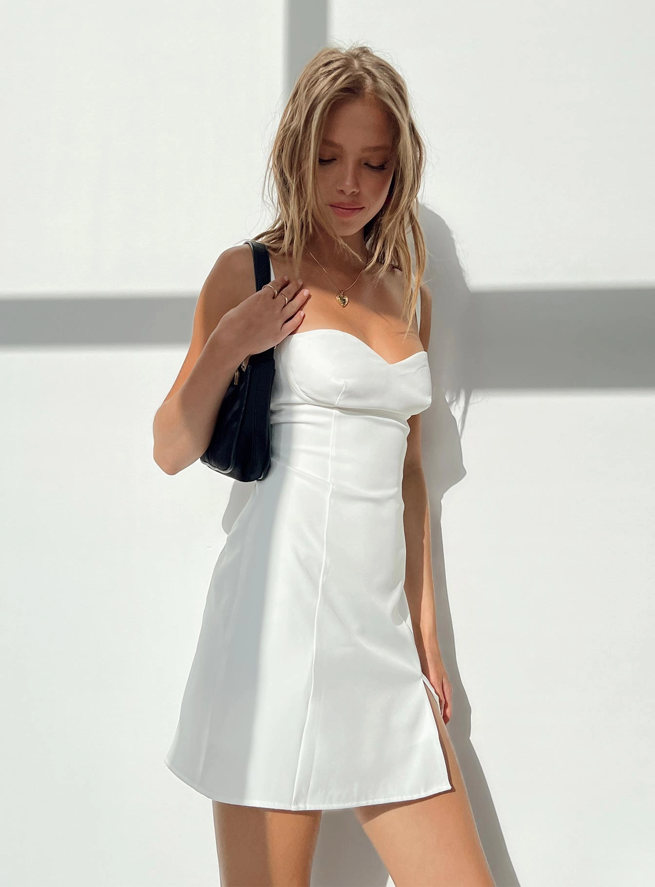 Briana Mini Dress White Light Wear