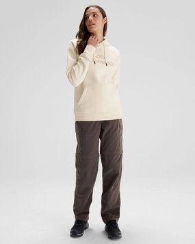 Women's Kathmandu Logo Hoodie - Natural High Neckline Knitwear Choice