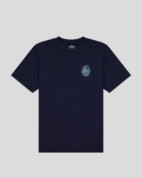 Men??s Mitre Peak Organic Cotton T-Shirt - Pure Navy Seasonal Layer Comfy Fit Layer