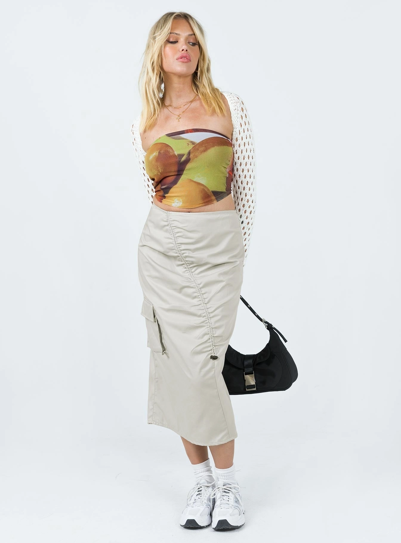 Motel Enore Skirt Oat Quick Wear