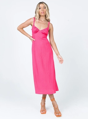 Chic Look Georgia Midi Dress Pink