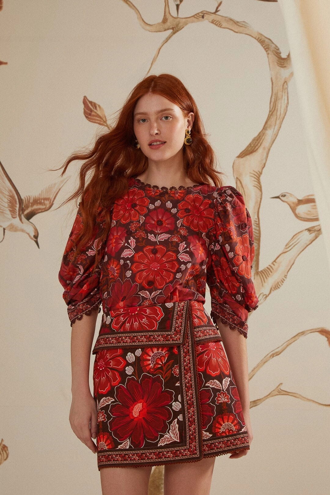 Gigi Tapestry Skirt Effortless Feel