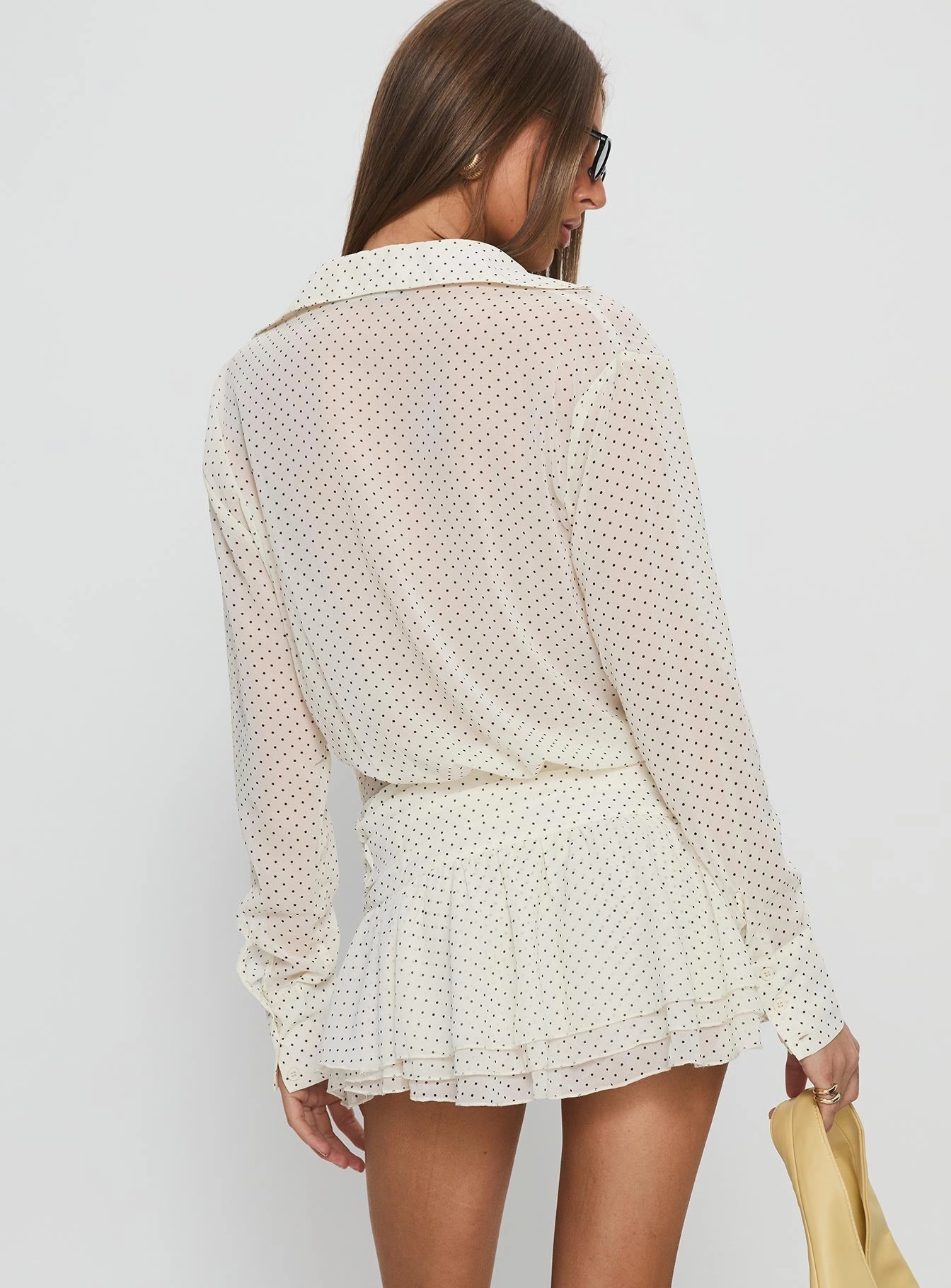 Clean Chic Girls Girls Girls Mini Dress Porcelain Polka