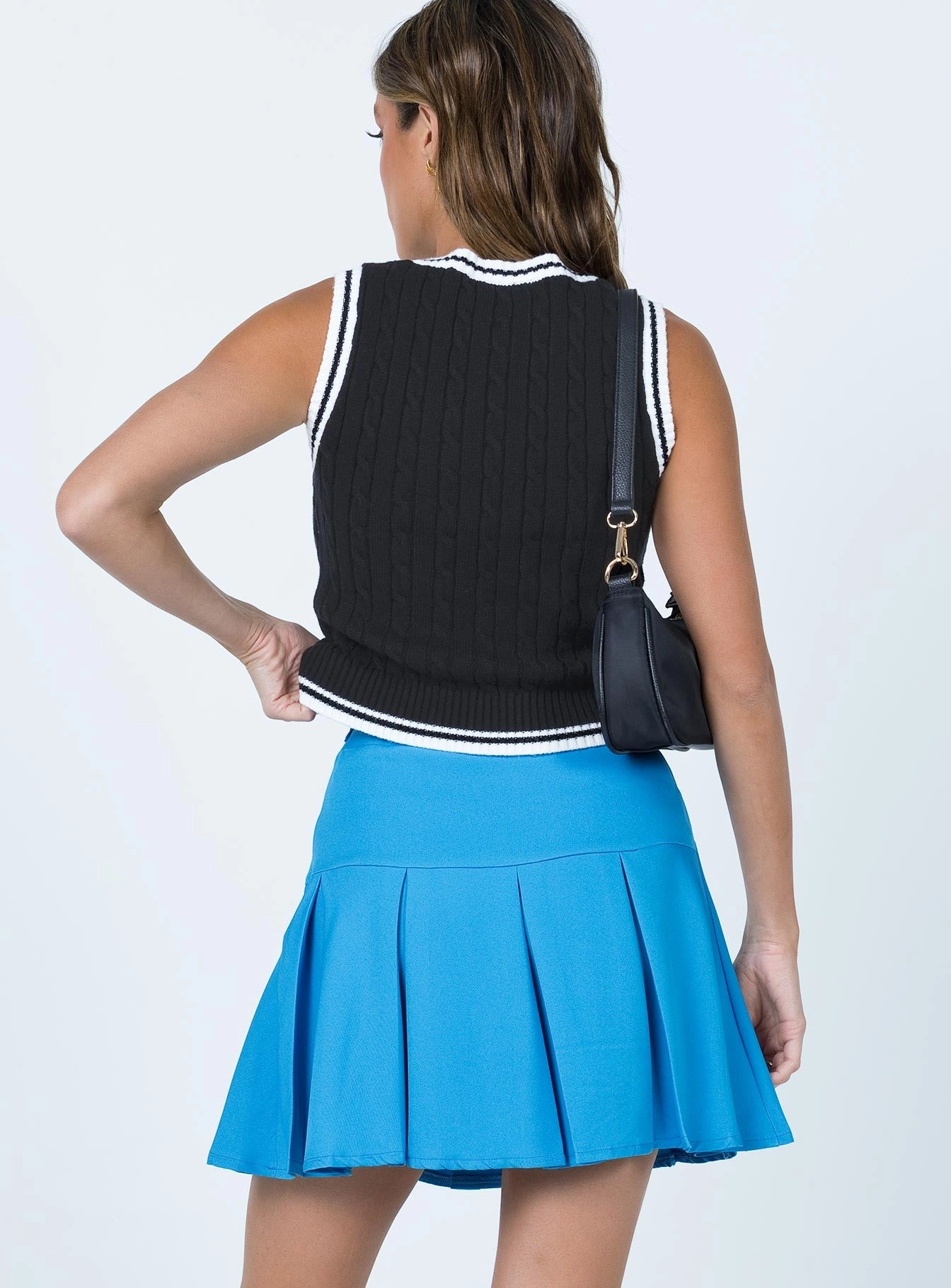 Day Ready Aidy Mini Pleat Skirt Blue