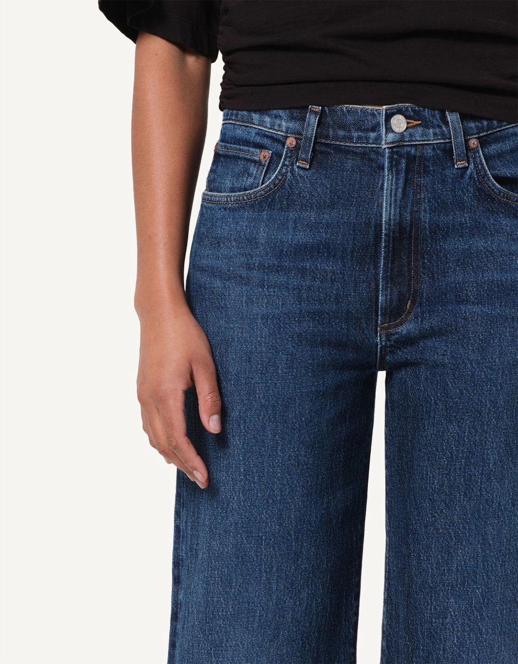 agolde harper crop jean Suitable Outfit Breathable Lining