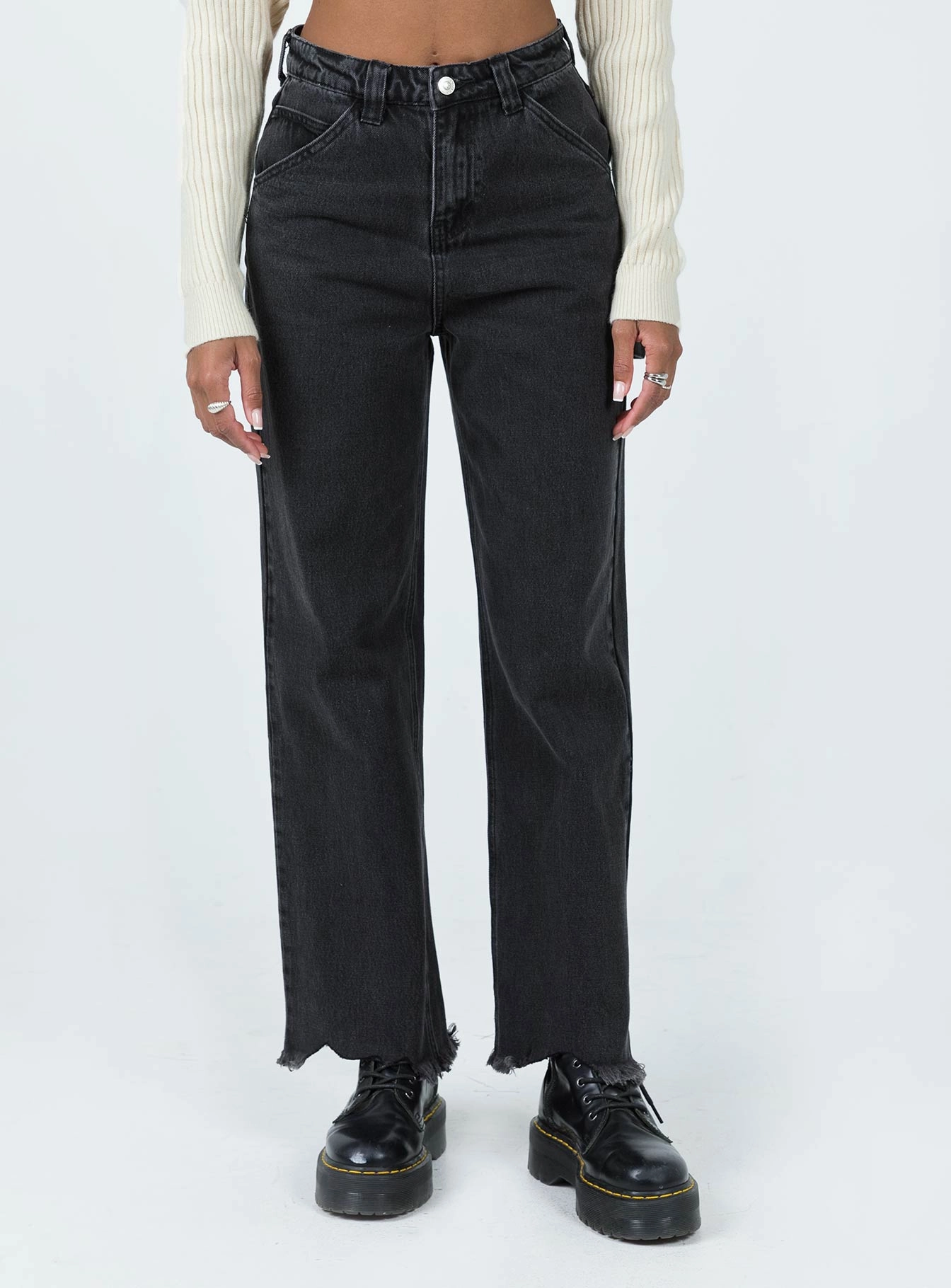 Mckenzie Wide Leg Jean Black Fit and Comfort Relaxed Aesthetic