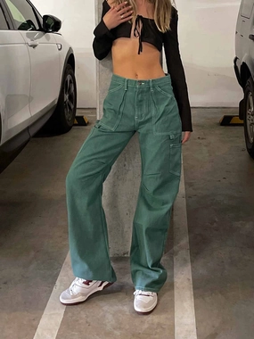 Lightweight Morning Stroll All Around Miami Vice Pants Green