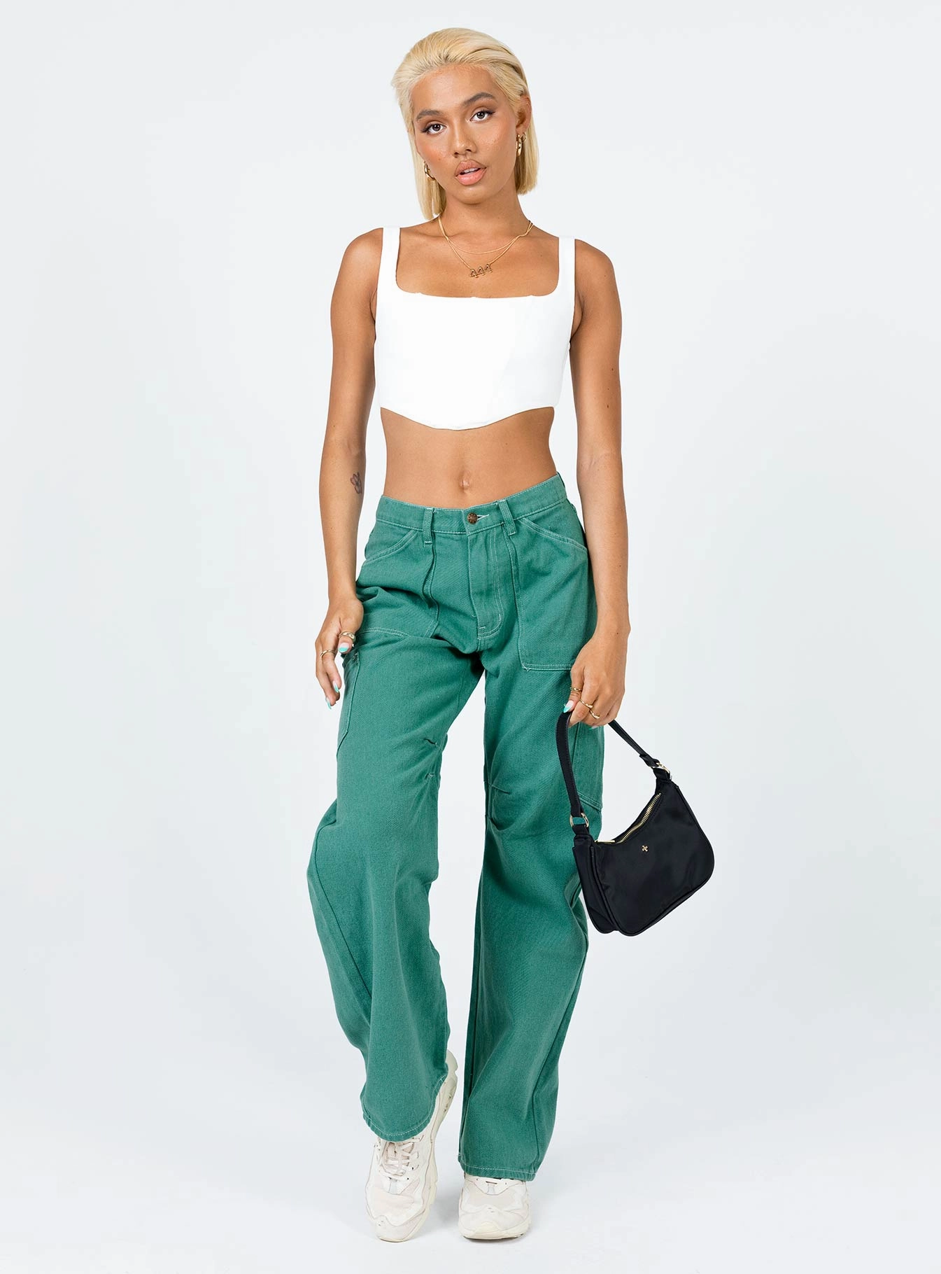 Miami Vice Pants Green Youth Style Student Outfit Nature Lover Party Look