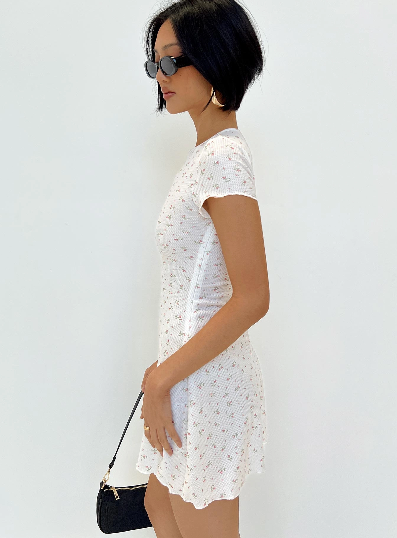 Timeless Comfort Patton Mini Dress White Floral
