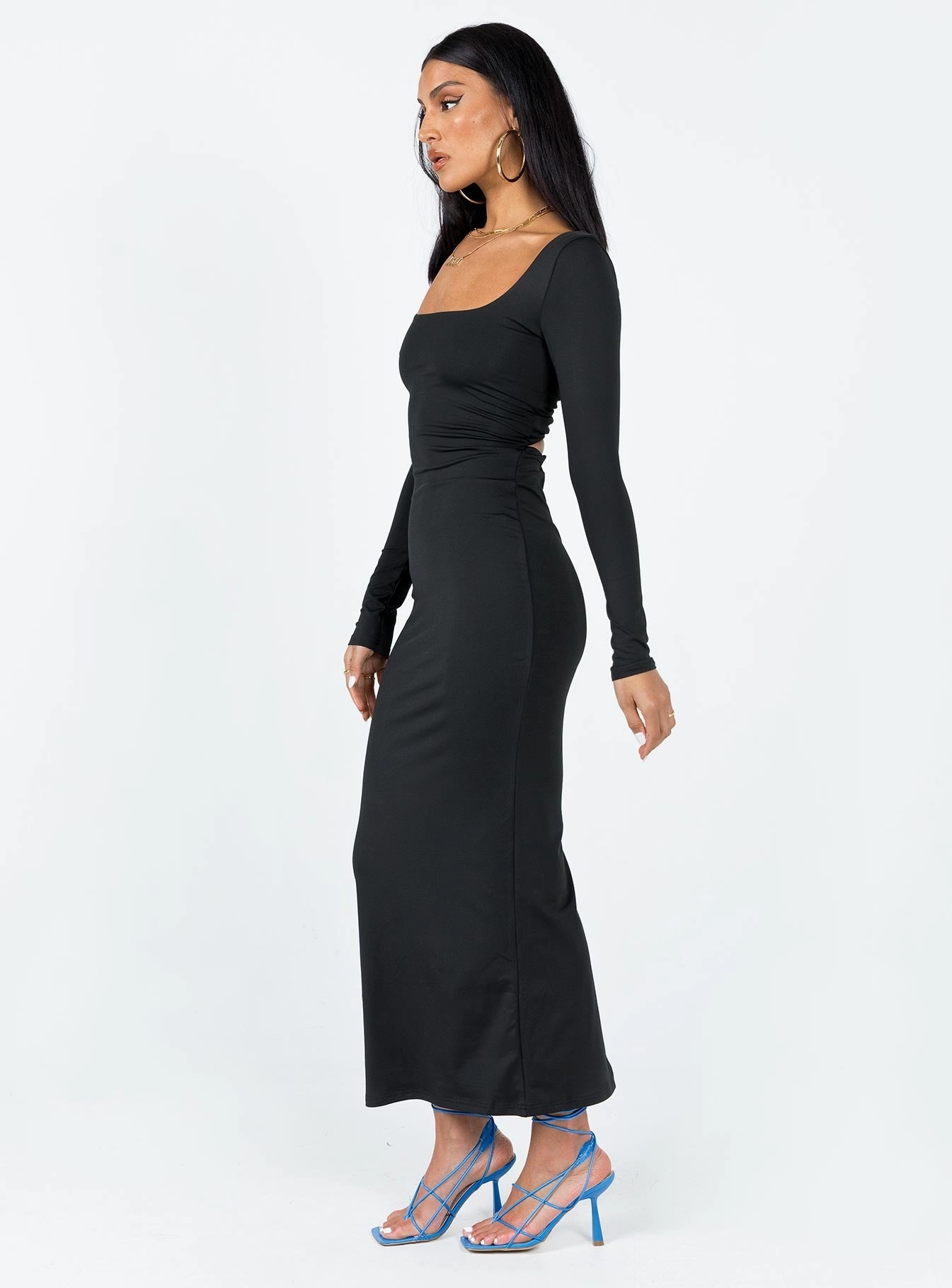 Dry-Clean-Only Lyla Maxi Dress Black