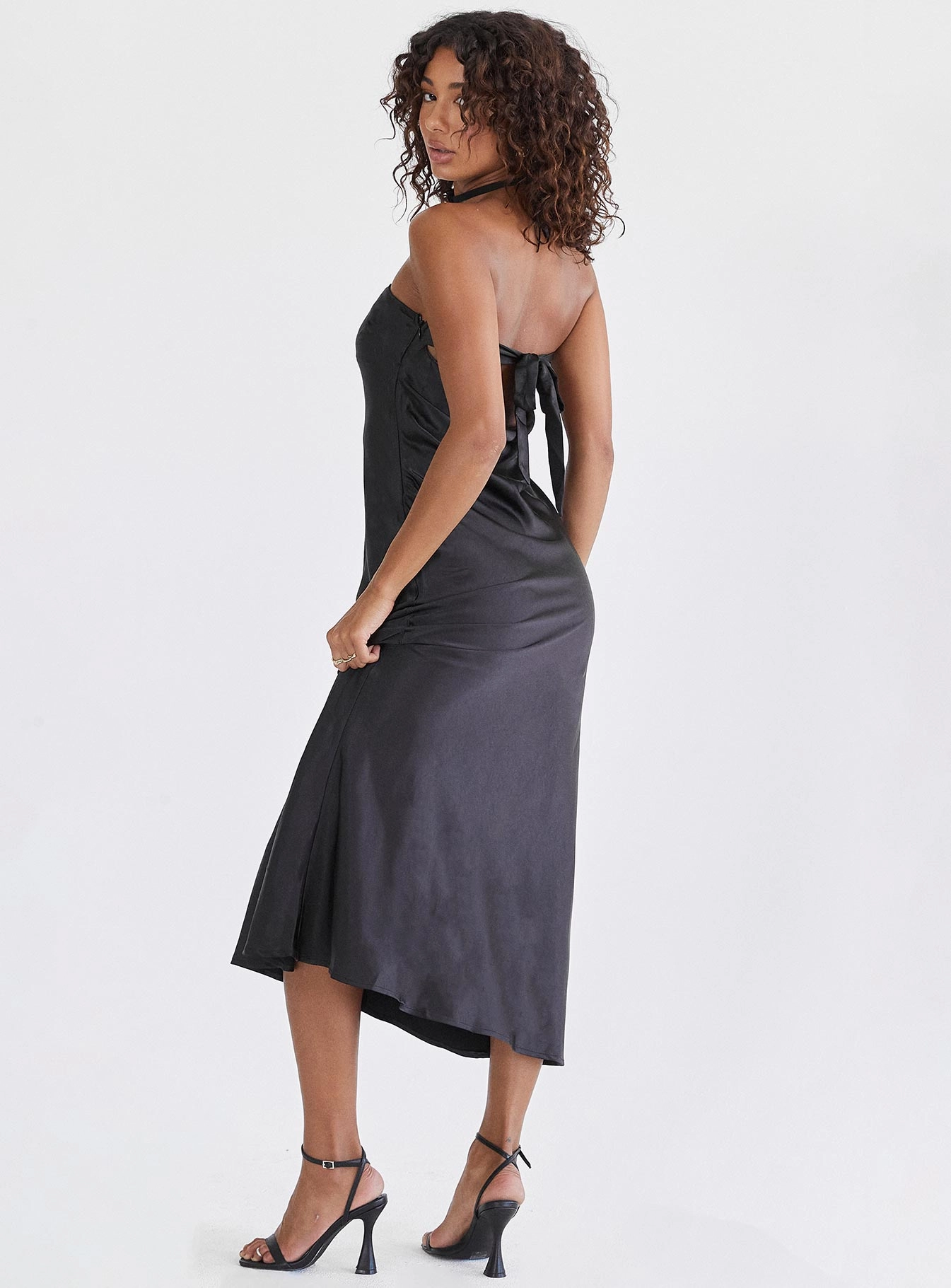 Day Glow Haley Maxi Dress Black