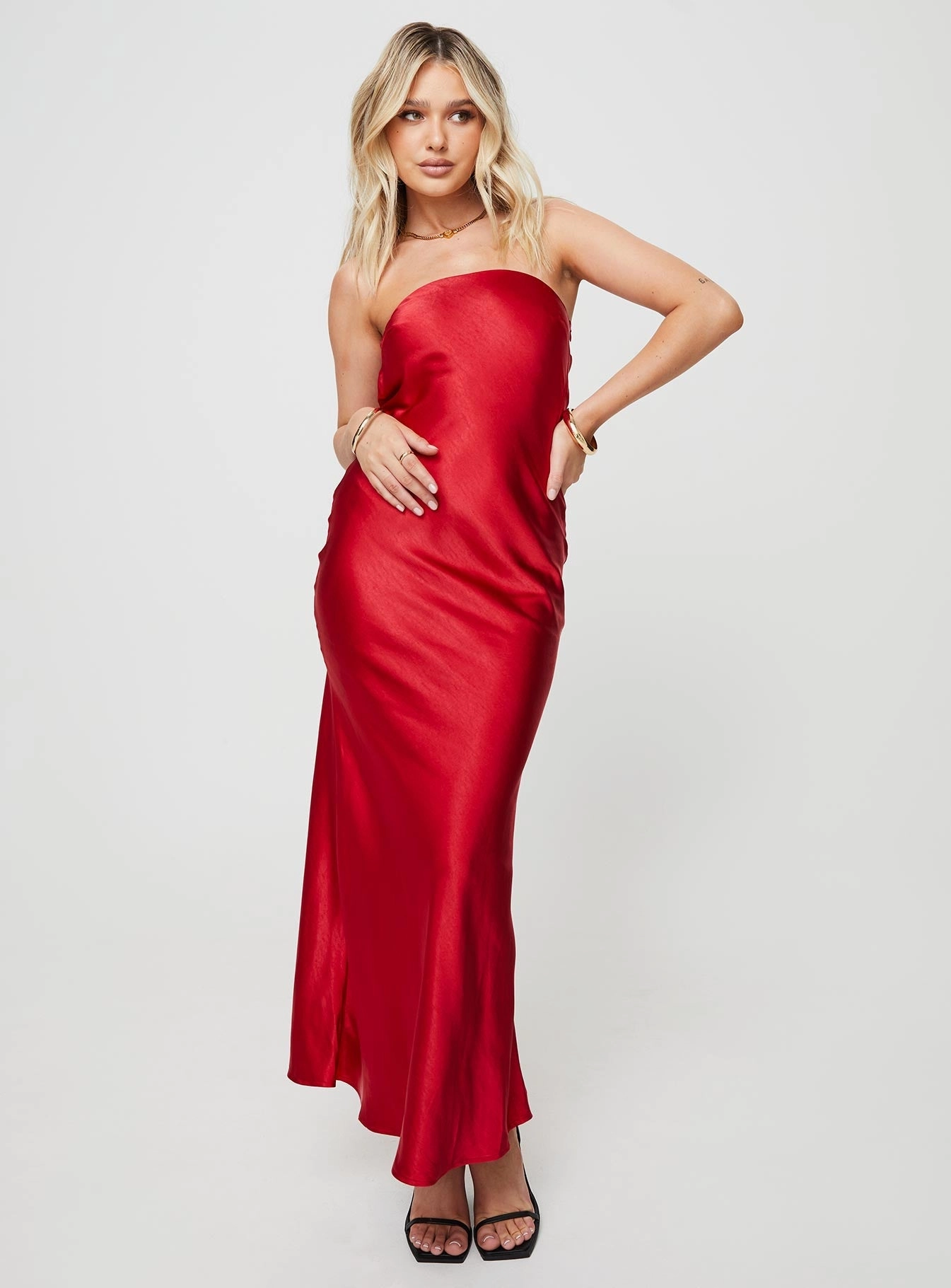 Villa Light Street Casual Haley Maxi Dress Red