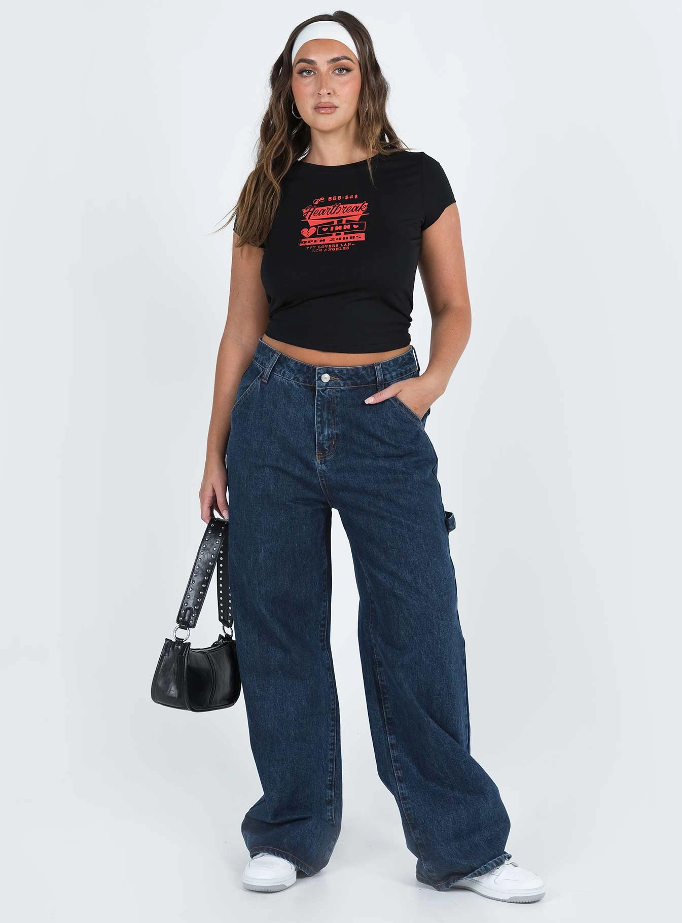 Hambleton Jeans Dark Wash Denim Textured Yarn Blends
