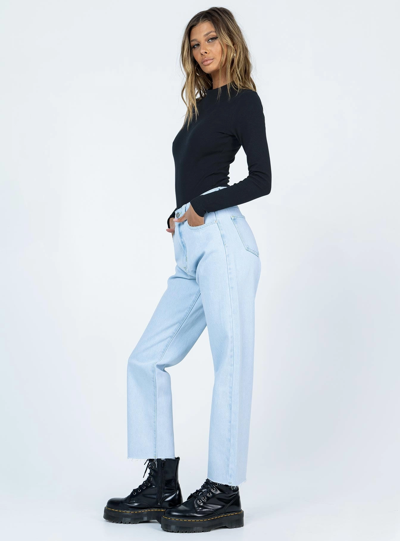 Tailored Cut Harrow Straight Leg Denim Jeans