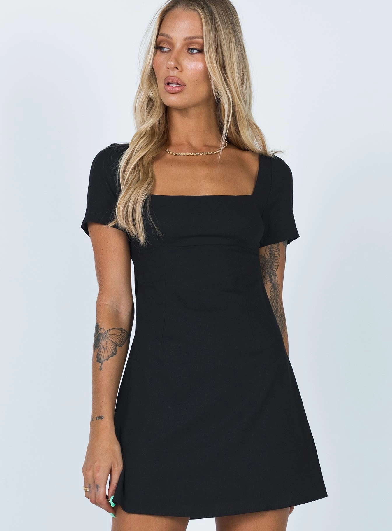 Hastings Mini Dress Black Bold Movement