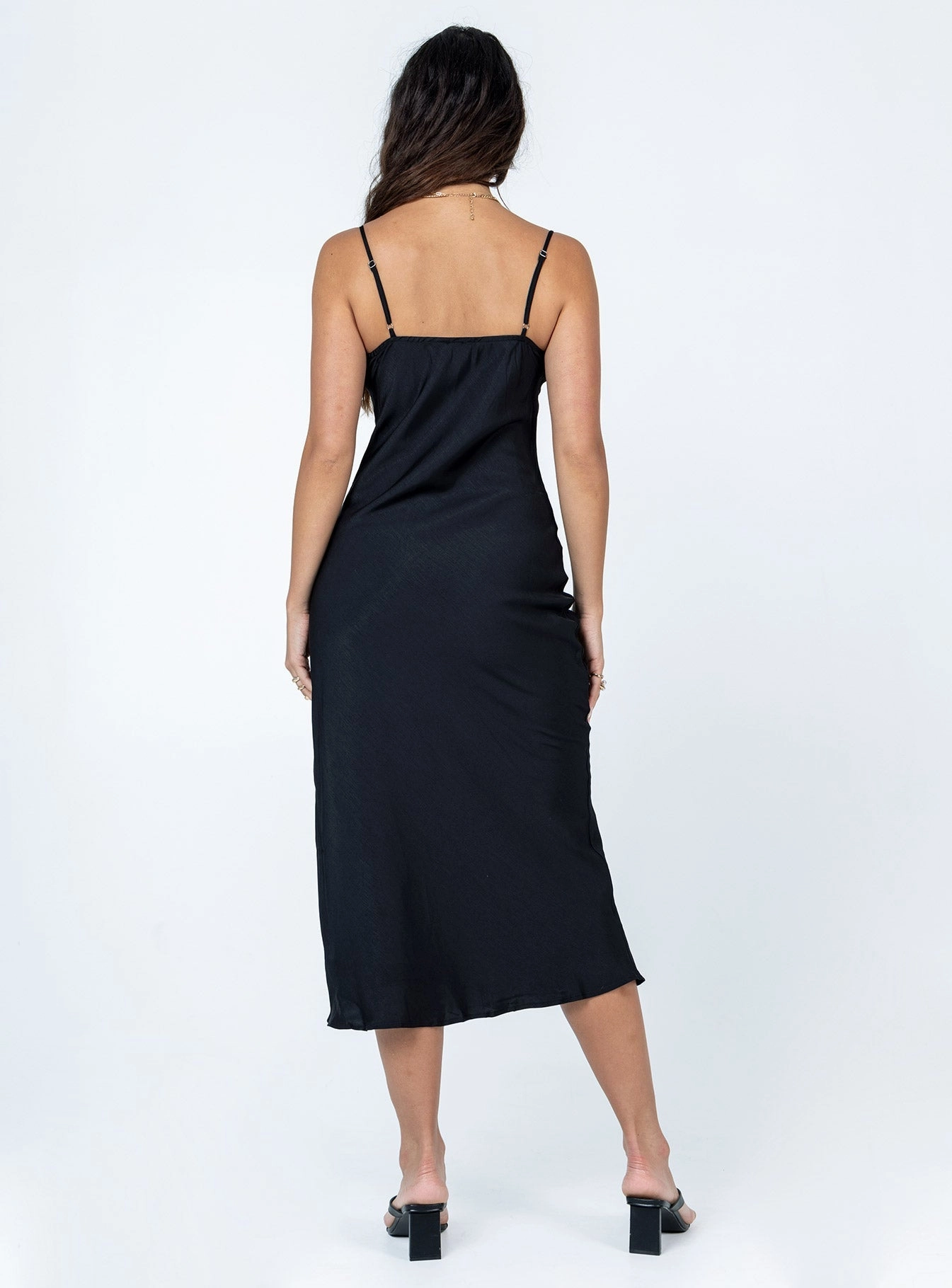 Sage Glow Fashion Essential Hazel Midi Dress Black