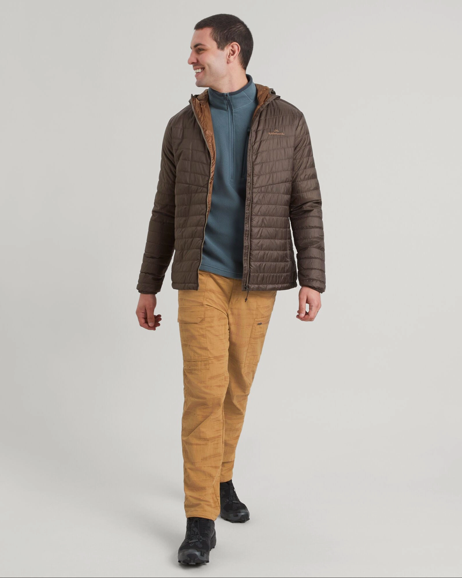 Lightweight Construction Durable Design Heli R Men's novaLOFT Hooded Jacket - Trail