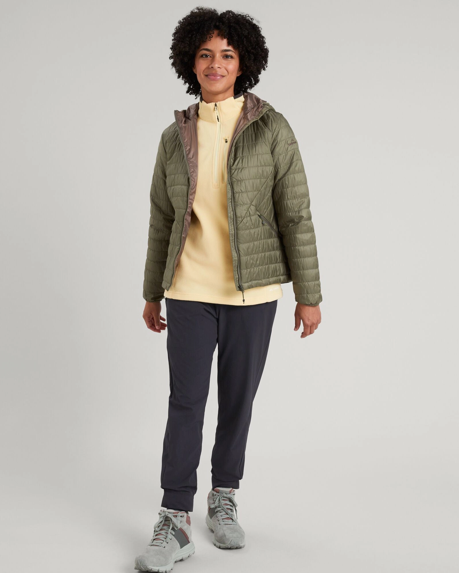Recycled Material Construction Heli R Women's novaLOFT Hooded Jacket - Beech