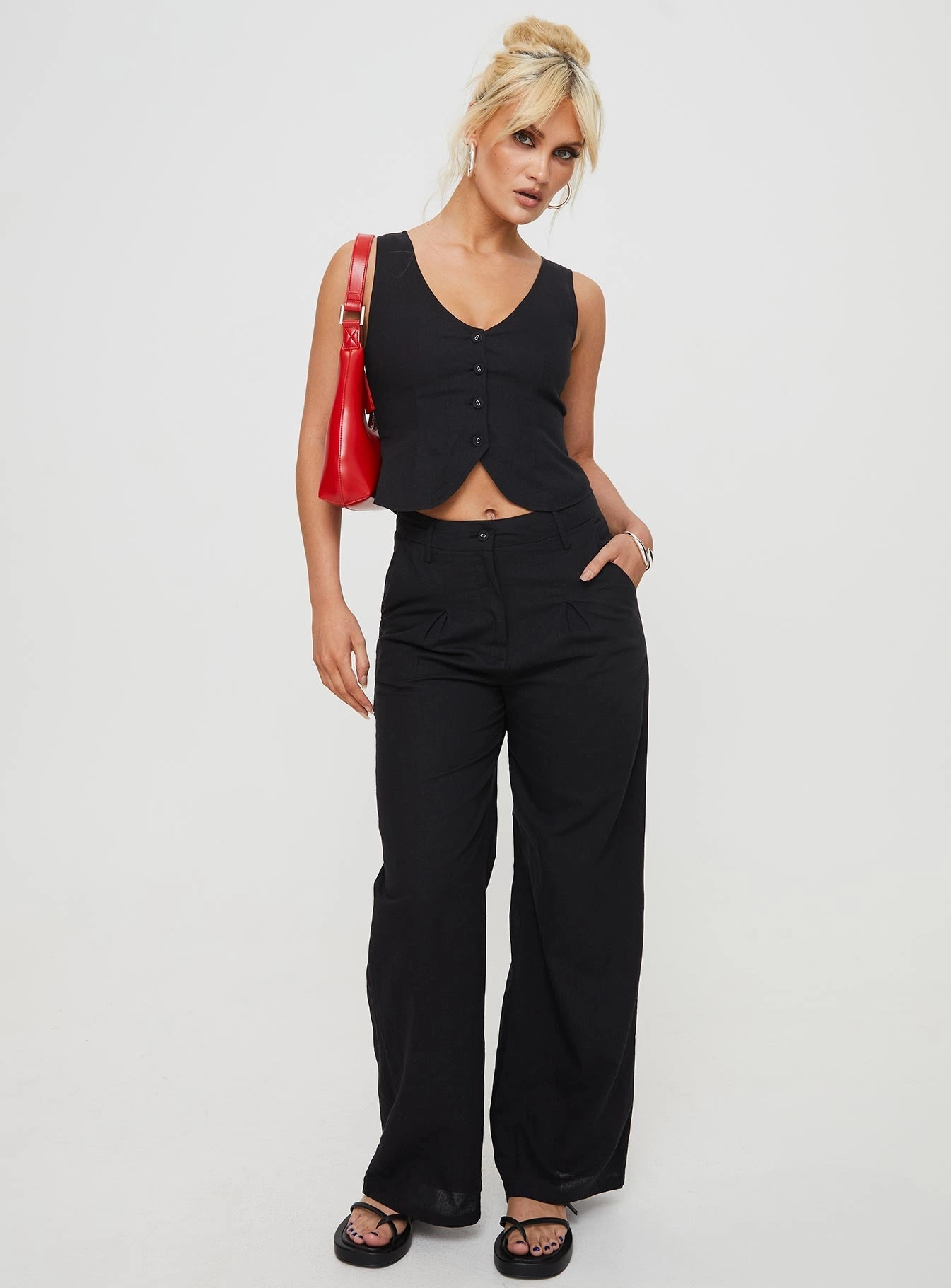 Sofi Pants Black Unrestricted Movement