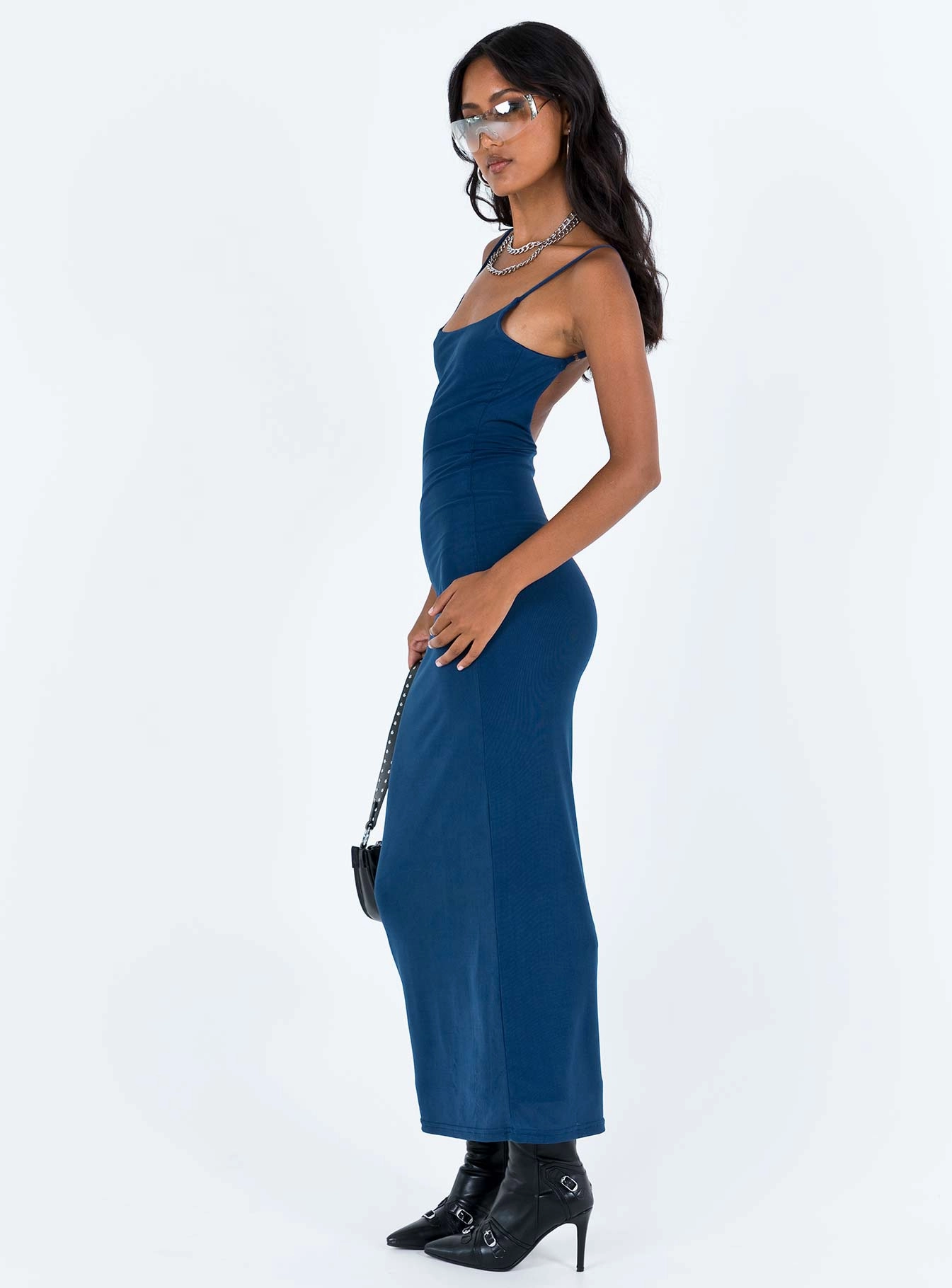 Knox Maxi Dress Navy Comfy Comfort Vibrant Layer