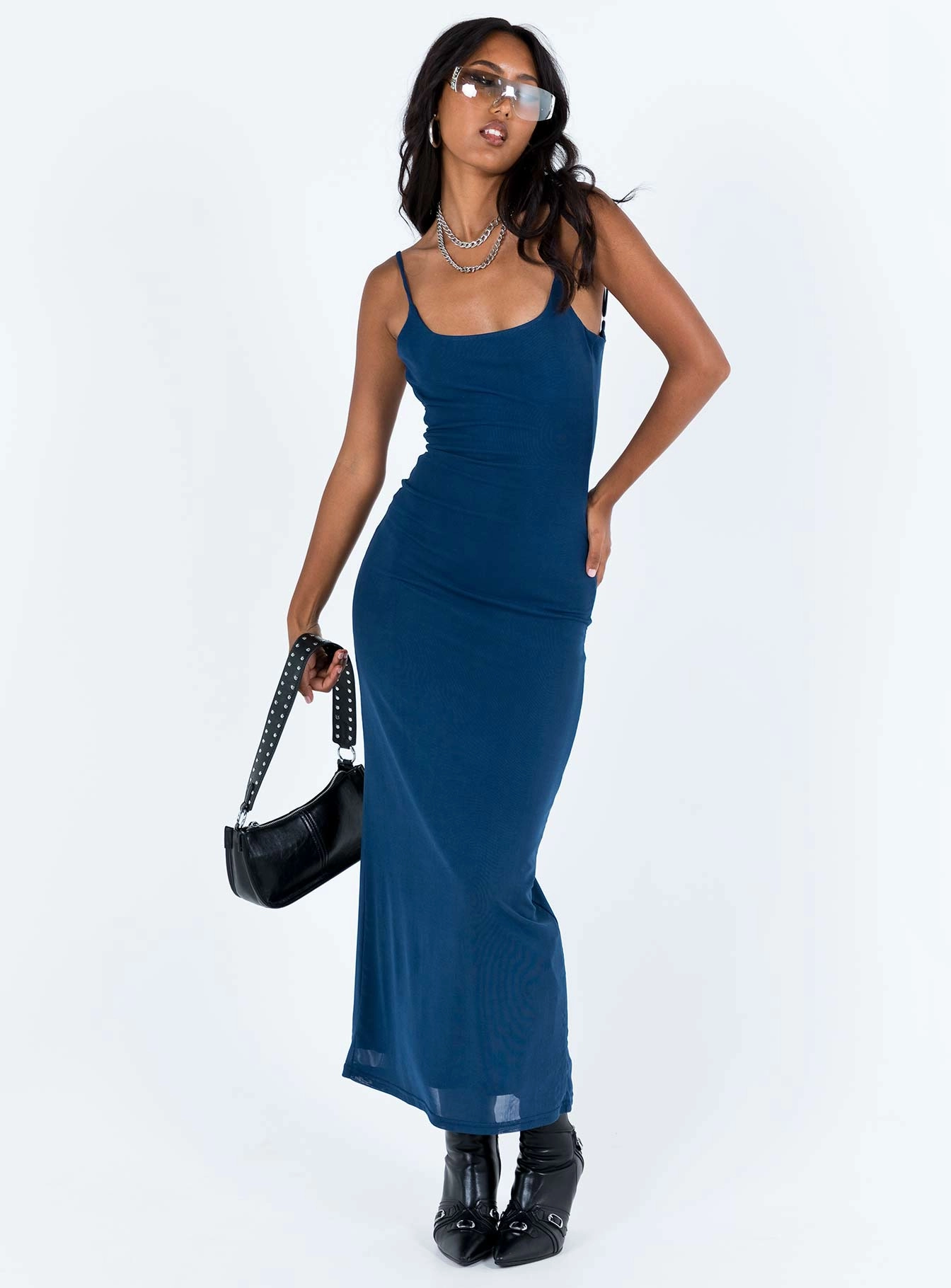 Sophisticated Fit City Bright Knox Maxi Dress Navy