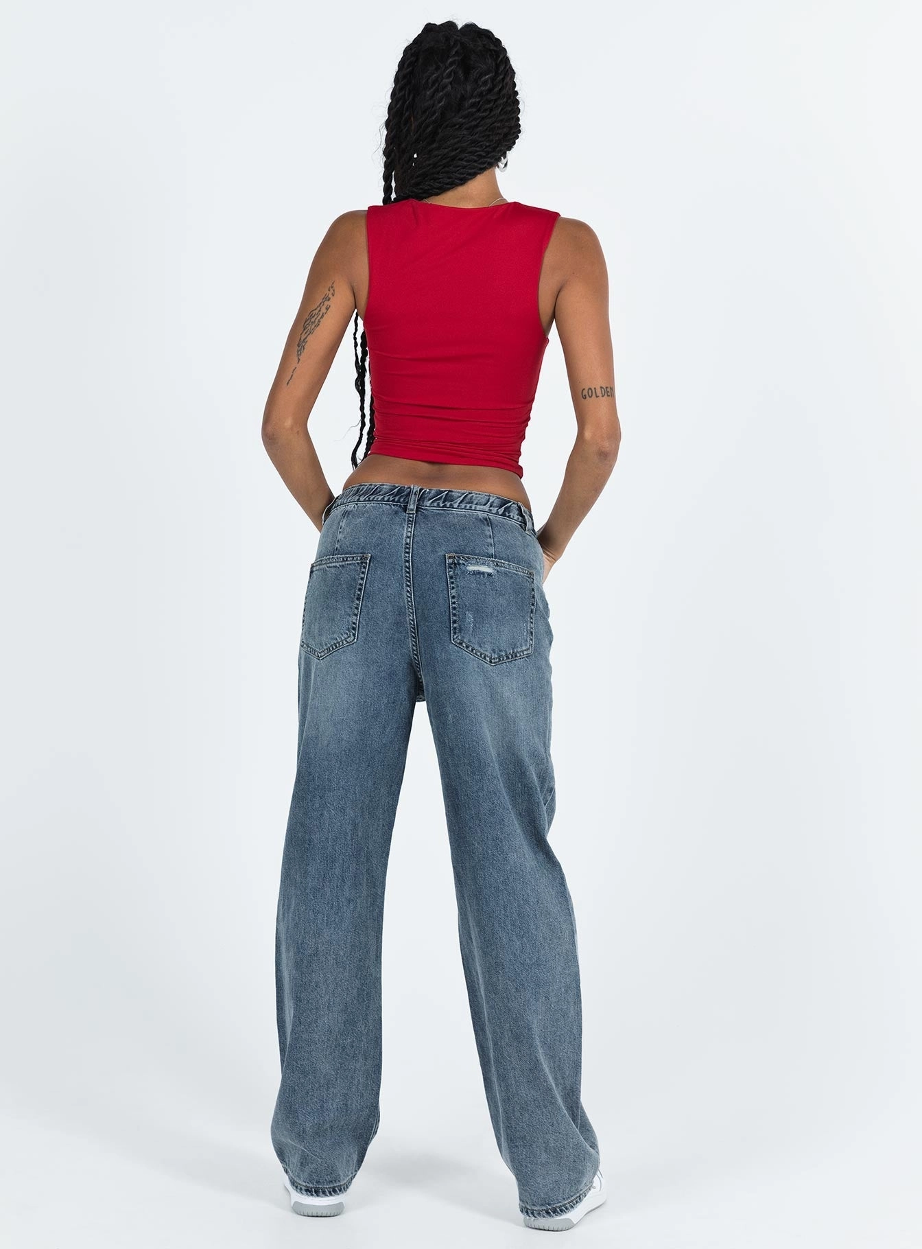 Eco Friendly Denim Hoban Jeans Mid Wash Denim
