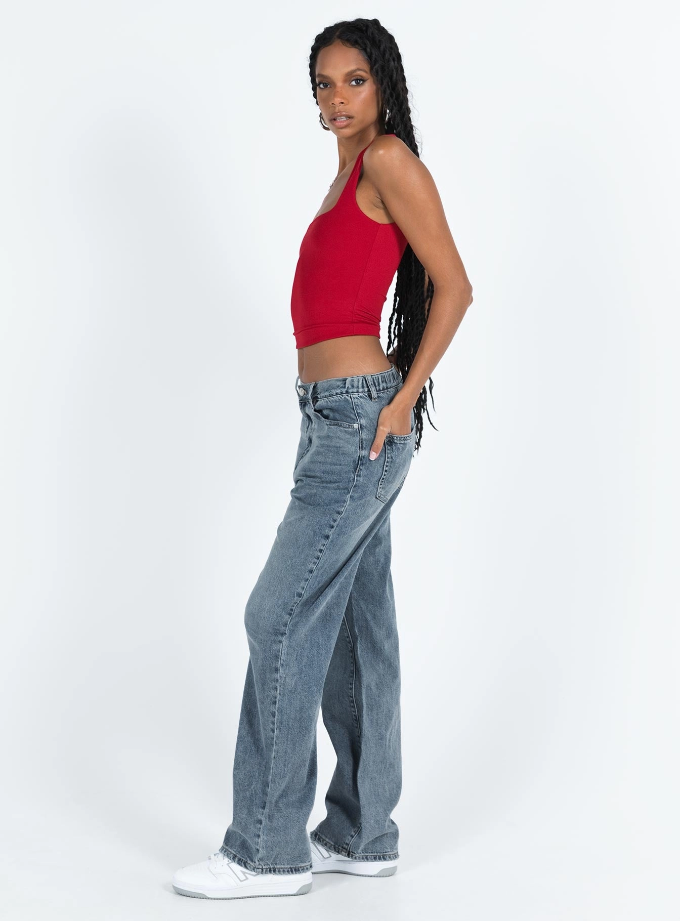 Hoban Jeans Mid Wash Denim Garment Washed Softness