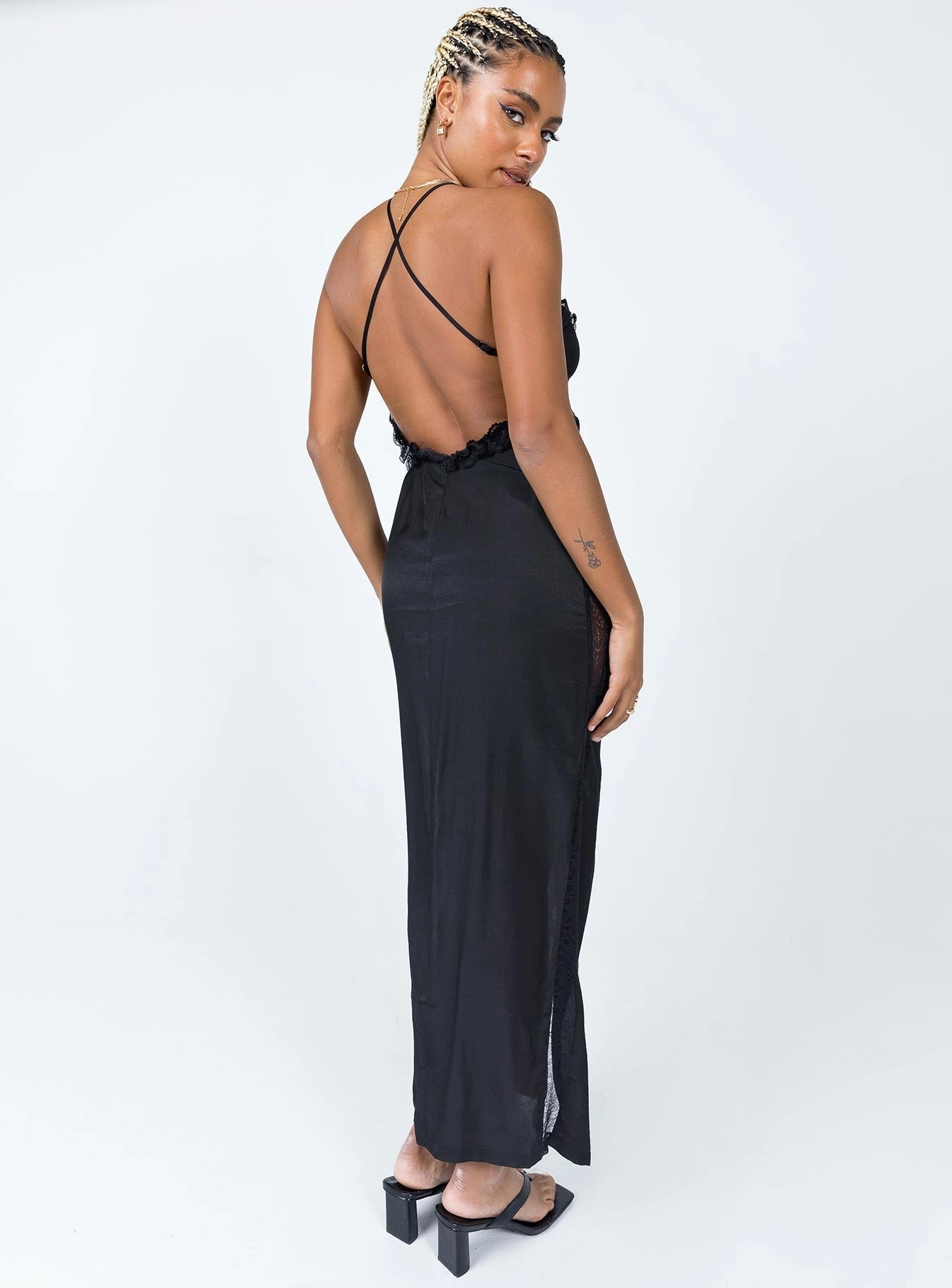 Shine Dressy Playful and flirty dress Hudson Midi Dress Black