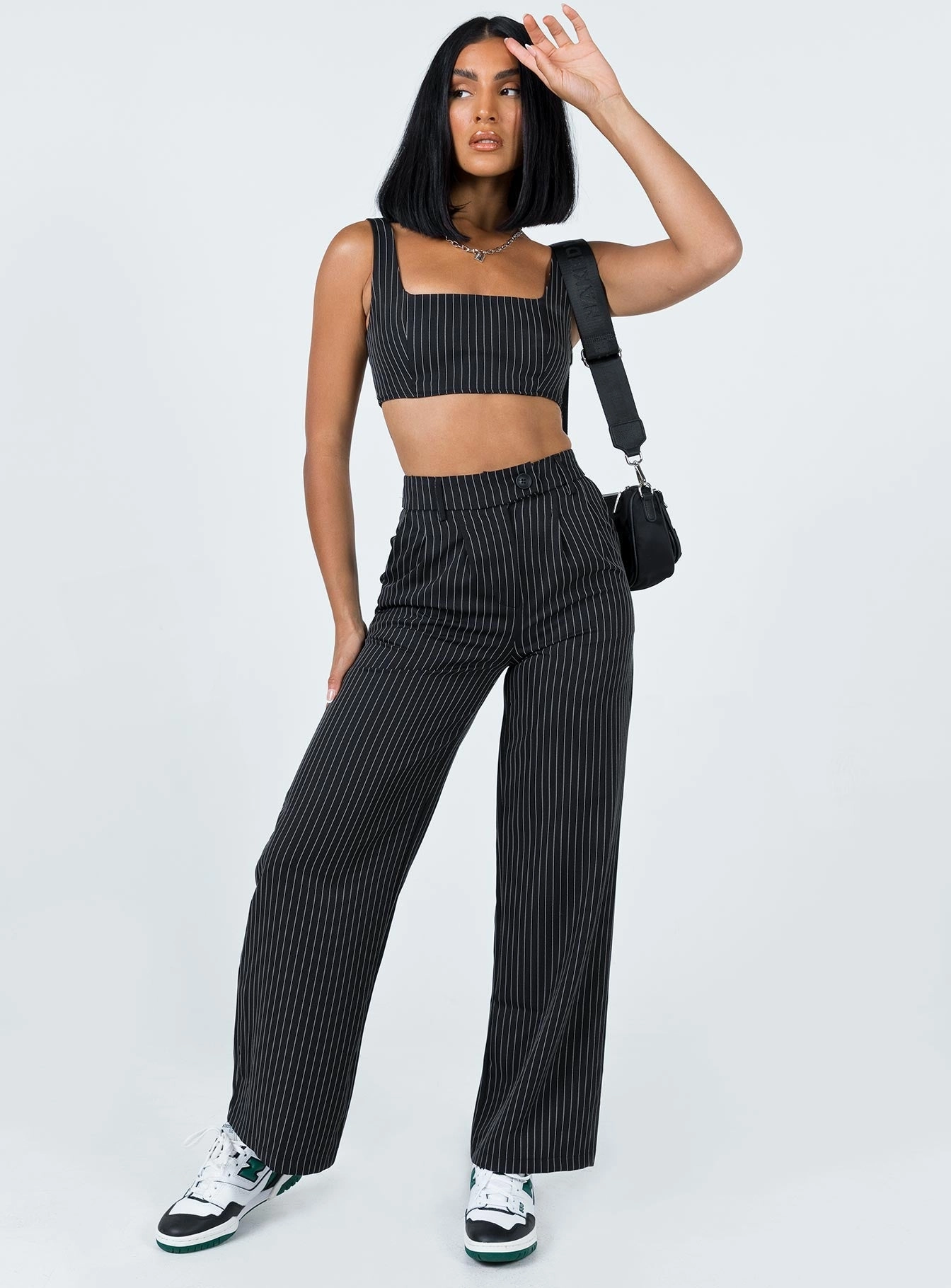 Huxley Set Black Stripe StainResistantCoating