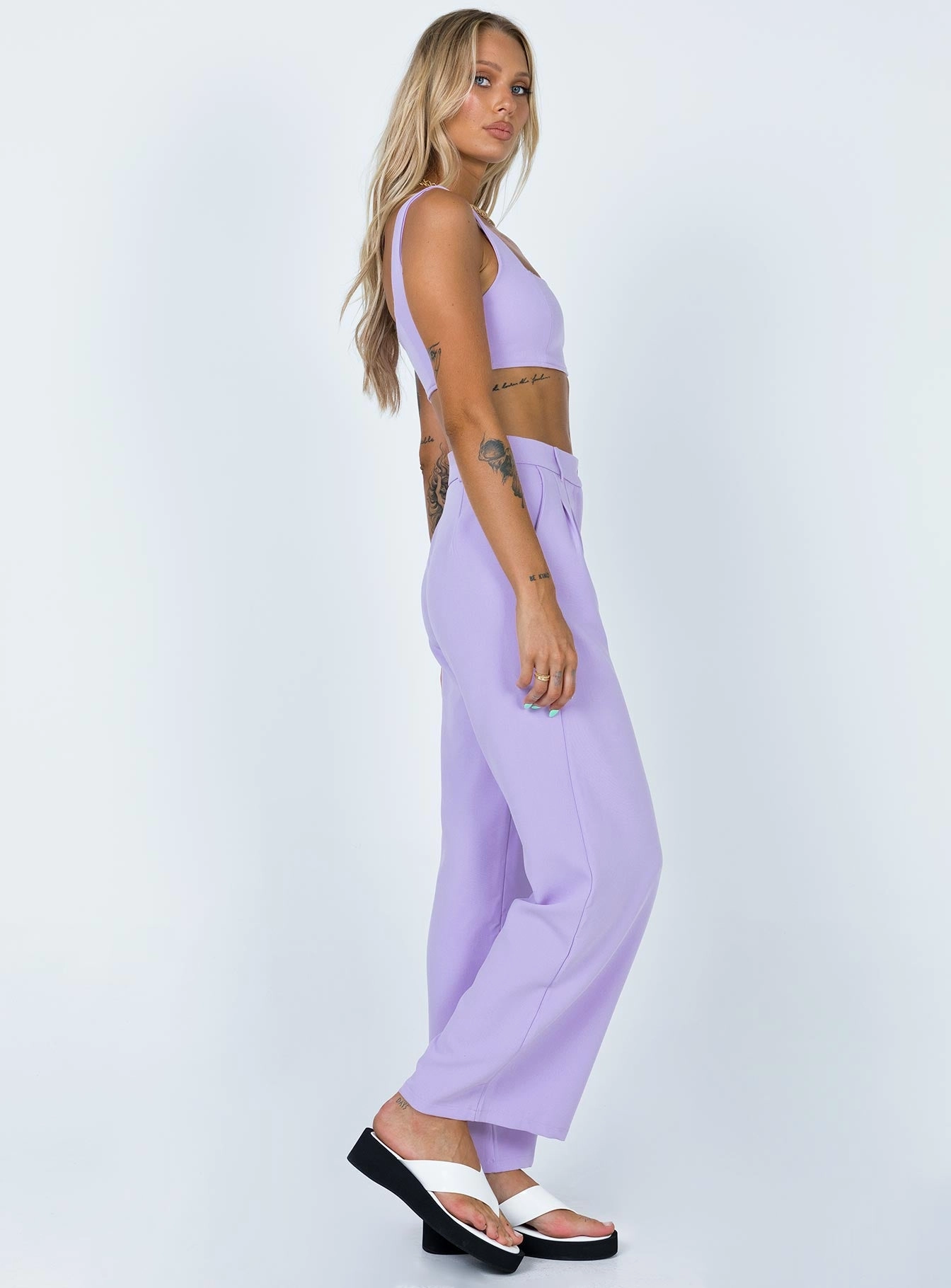 Huxley Set Lilac Active Fit Quick drying material