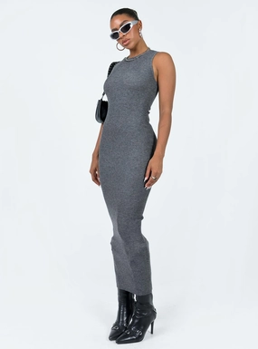 Light Soft Hyda Midi Dress Slate