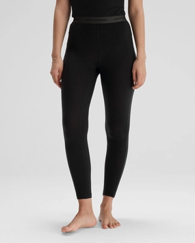 Women's K-Merino 125 Baselayer Leggings - Black Stingray Layered Warmth