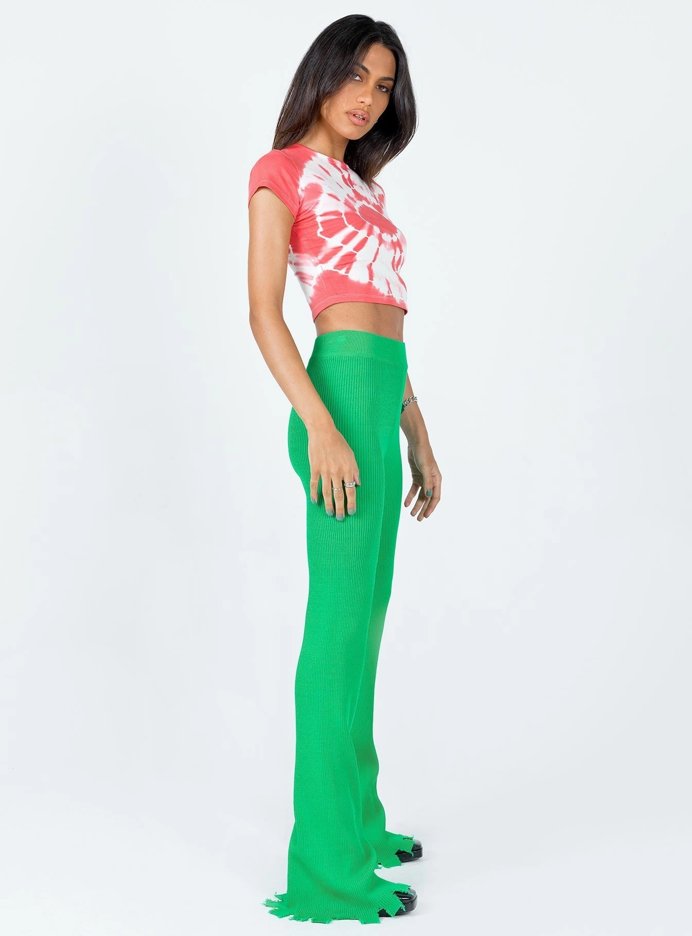 Comfortable Look Perfect Comfort Fit Anderson Pants Green