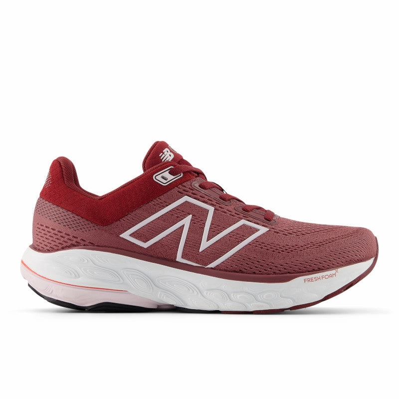 Fresh Foam X 860v14 - Washed Burgundy with Monarch Burgundy and Pink Granite - Women's marathoning shoes trail running shoes