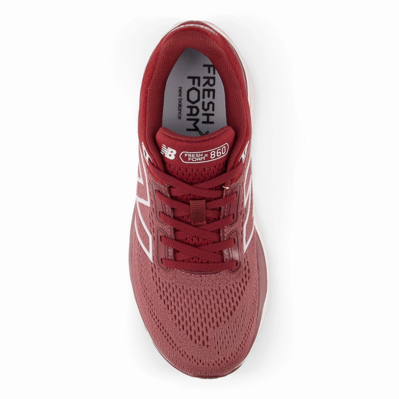 Fresh Foam X 860v14 - Washed Burgundy with Monarch Burgundy and Pink Granite - Women's Dynamic Fit Collar