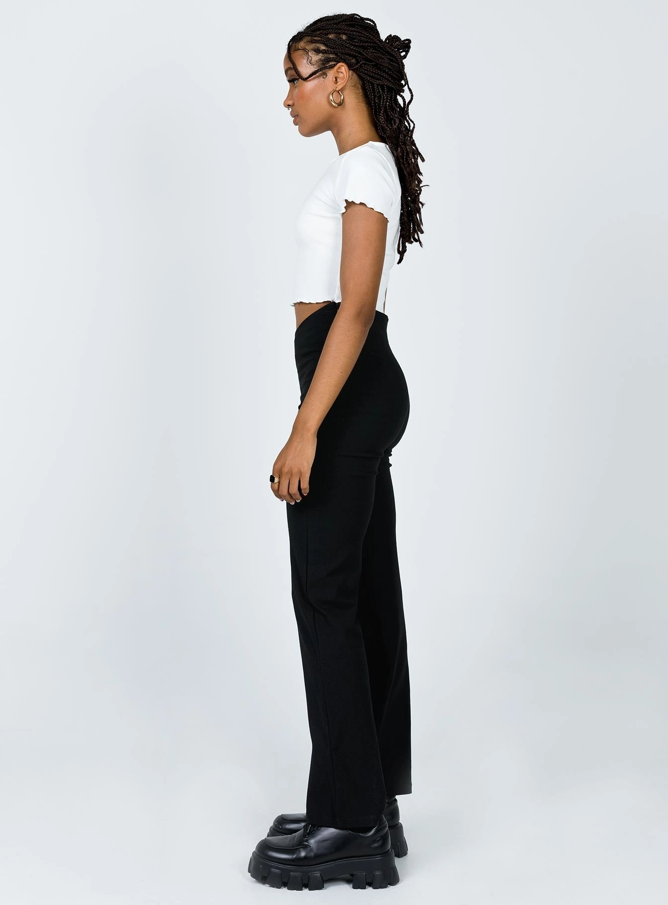 Zara Pant Black All Day Use Hypoallergenic fabric