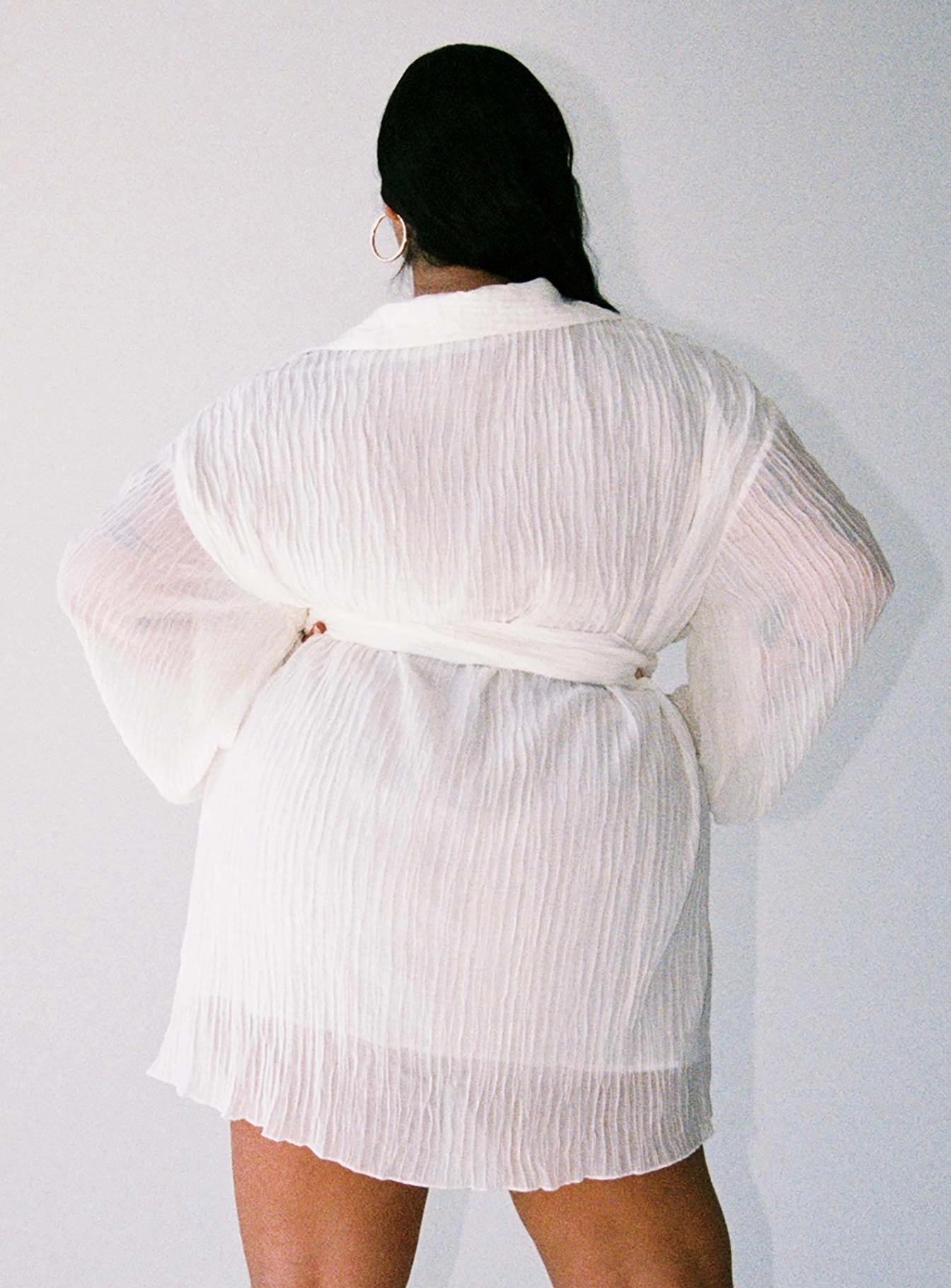 Zip Ease Tune In Shirt Dress White Curve