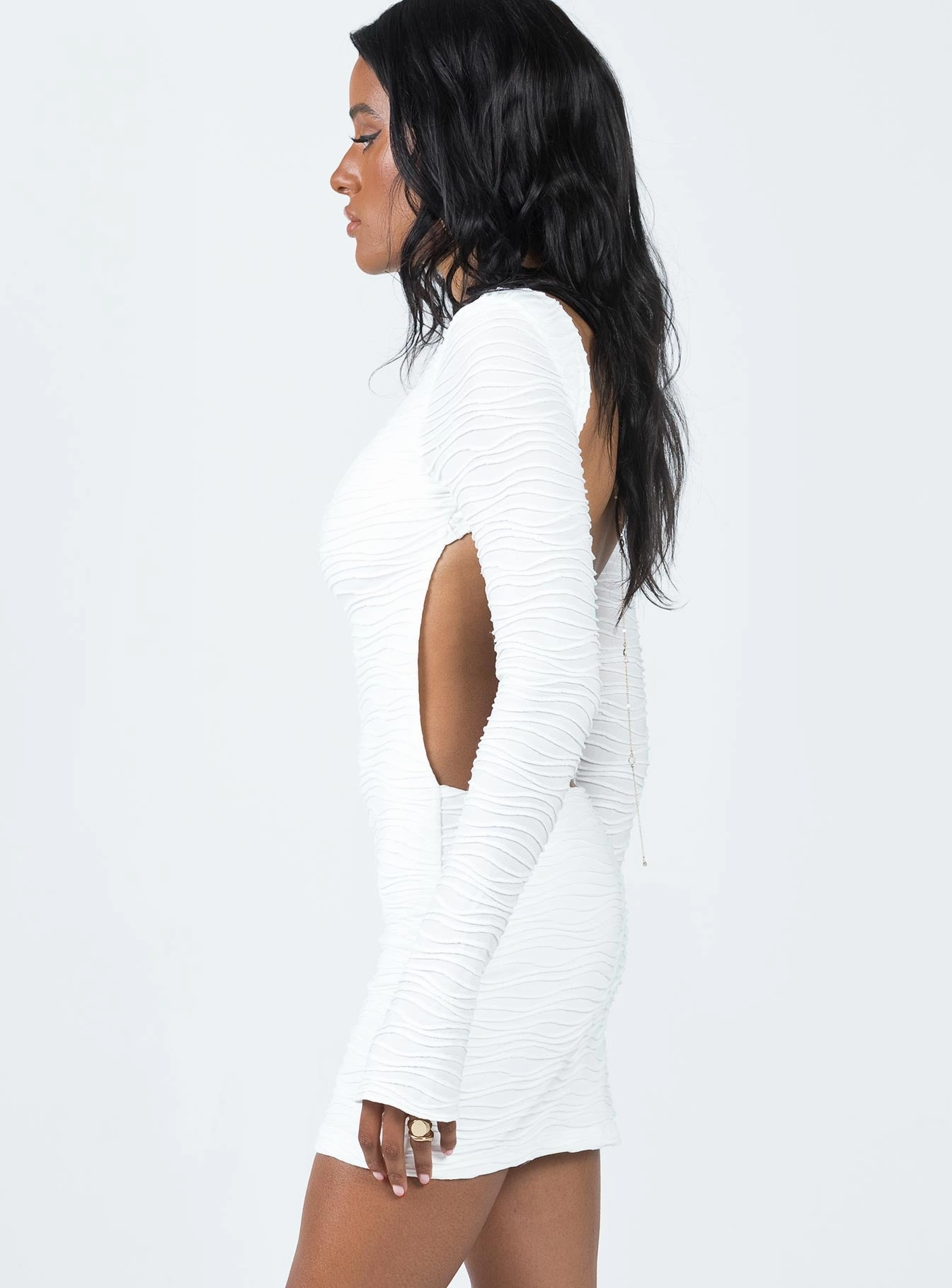 Garden Scene Versatile Comfort Wear Ignite Mini Dress White