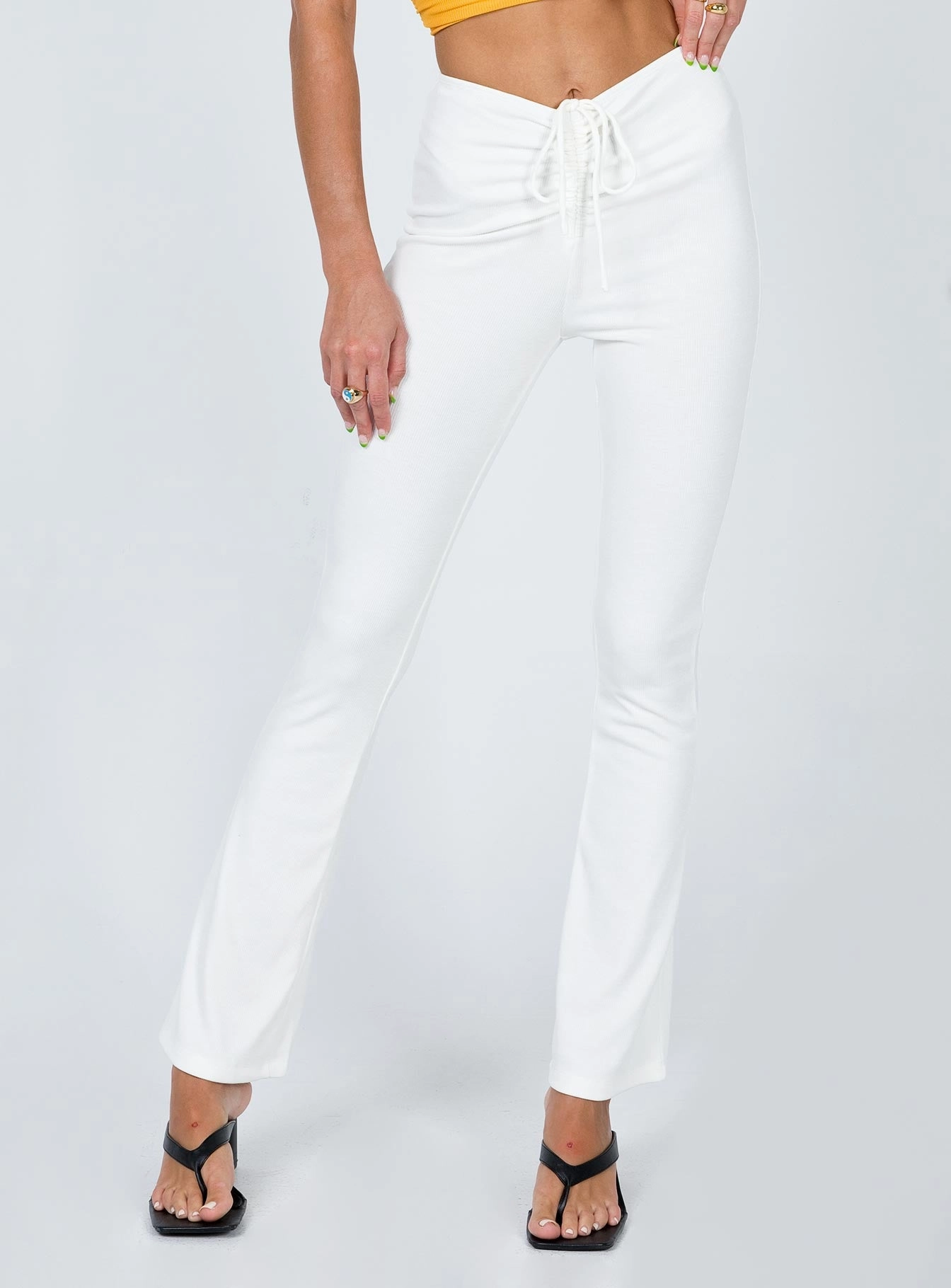 Imogen Pants White UVProtectionCoating MoistureWickingFabric
