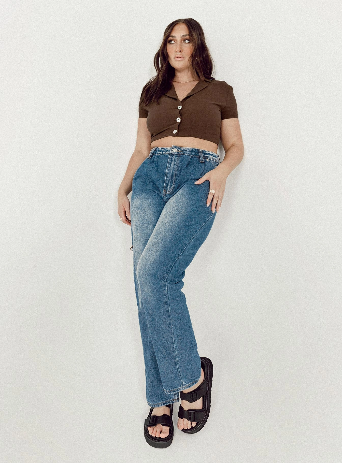 Sustainable Dye Methods Student Outfit Streetwear Fan Isabelle Straight Leg Denim Jeans