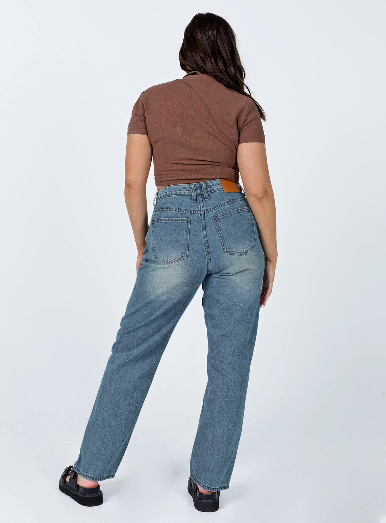 Everyday Neutral Isabelle Straight Leg Denim Jeans