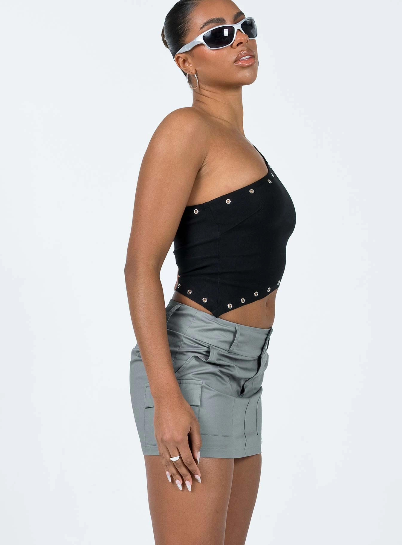 Jameson Mini Skirt Grey Eco conscious