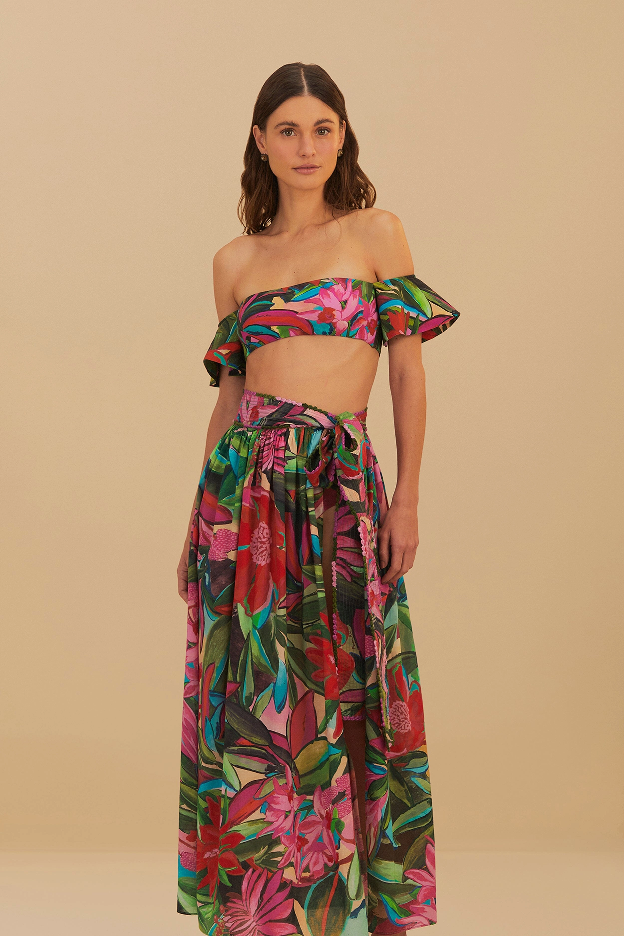 Jardin De Reve Midi Skirt Neat Look